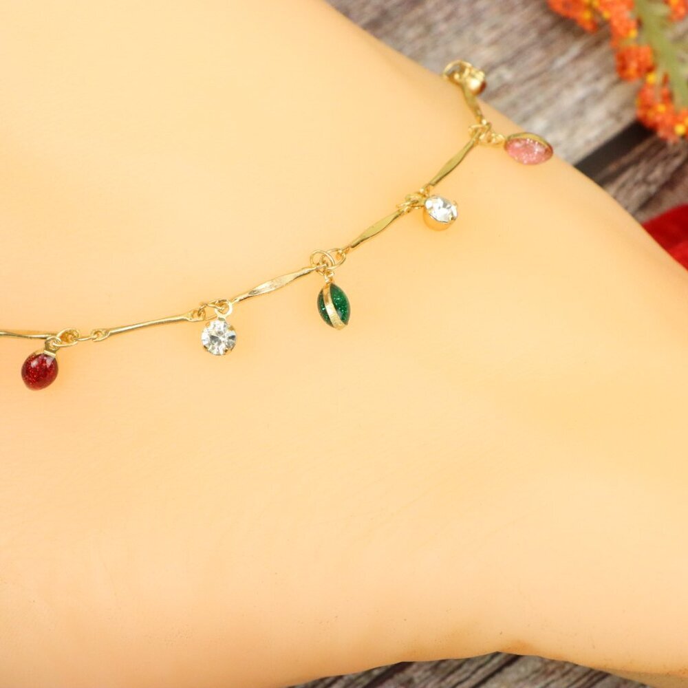 "Elegant Handmade Anklet – Delicate Jewelry for Women, MAR091994